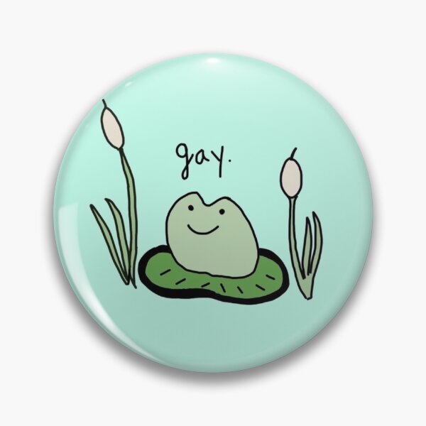 Item preview, Tiny Gay Frog - Lindsey Anderson x SGN designed and sold by SeattleGayNews.