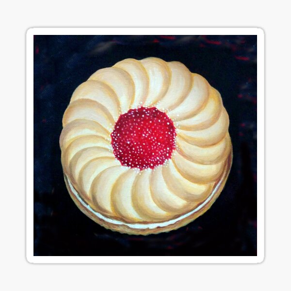 Jammy Dodger Biscuit Sticker