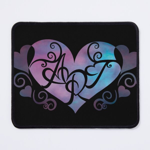 Item preview, Hearts & Swirls with the word ART inside hearts designed and sold by MunsyArt.