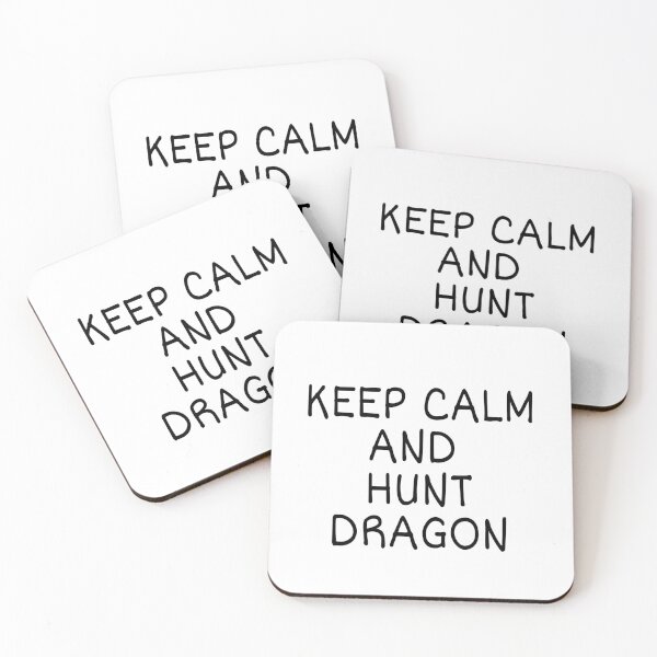 Item preview, Keep Calm And Hunt Dragon designed and sold by Nilima Bano ⭐⭐⭐⭐.
