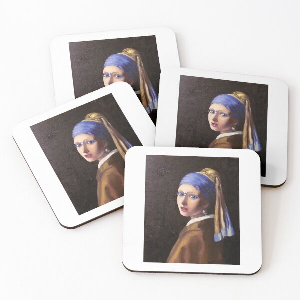 Item preview,  Girl With A Pearl Earing - With a sus blue eyes designed and sold by OurShop00.