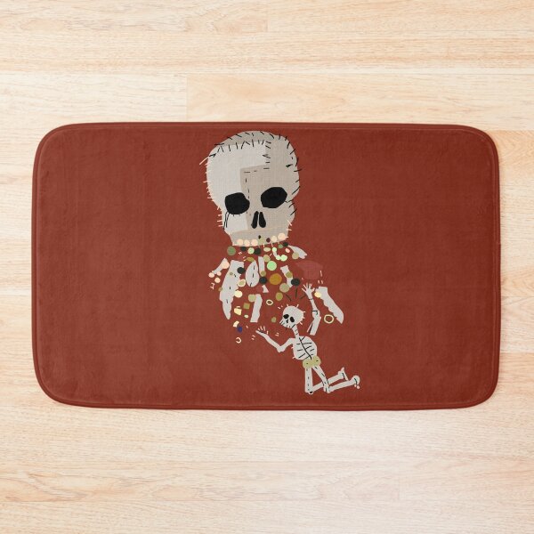 Item preview, Our Flag Means Death Vomiting Skull On Skeleton Flag Design designed and sold by NarwhalsINVADE.