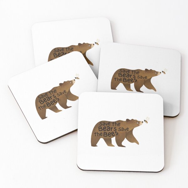 Item preview,  Save The Bears Save The Bees friends designed and sold by EsraaBaniOdeh.