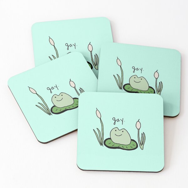 Item preview, Tiny Gay Frog - Lindsey Anderson x SGN designed and sold by SeattleGayNews.