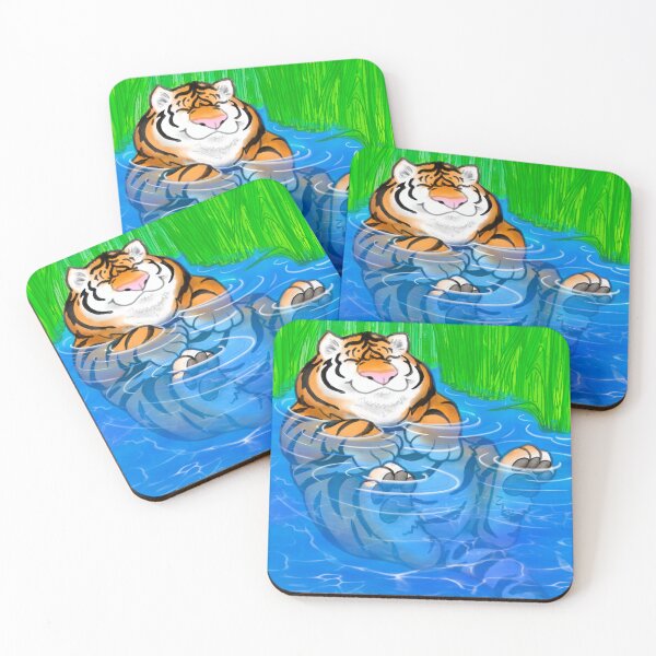Item preview, CNY 2022 Water Tiger Art designed and sold by MaryLToyPro.