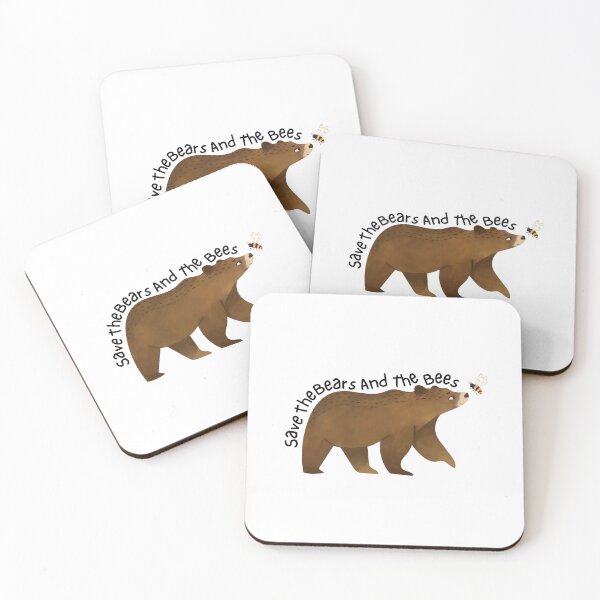 Item preview,  Save The Bears Save The Bees friends designed and sold by EsraaBaniOdeh.