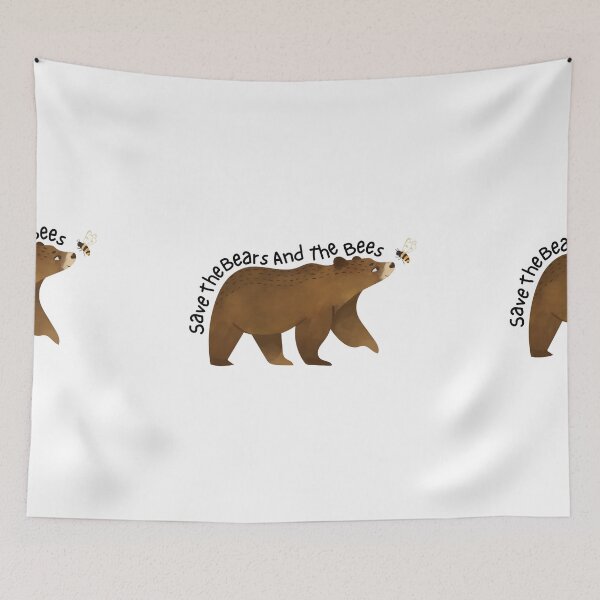 Item preview,  Save The Bears Save The Bees friends designed and sold by EsraaBaniOdeh.