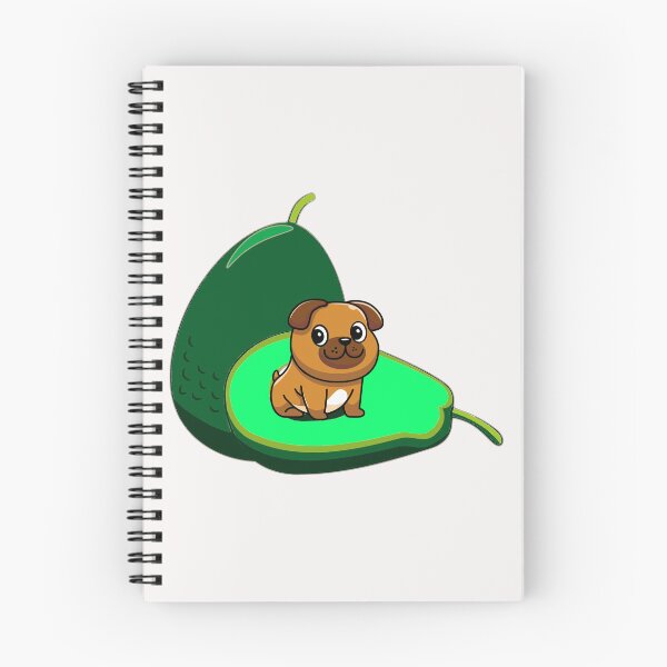 Item preview, A Sitting Pug On an Avocado designed and sold by Pugstuff.