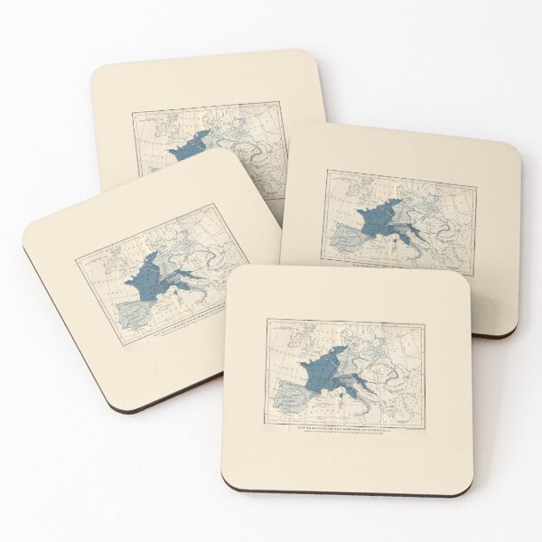 Item preview, First French Empire 1810 Napoleonic Vintage Map designed and sold by philism.