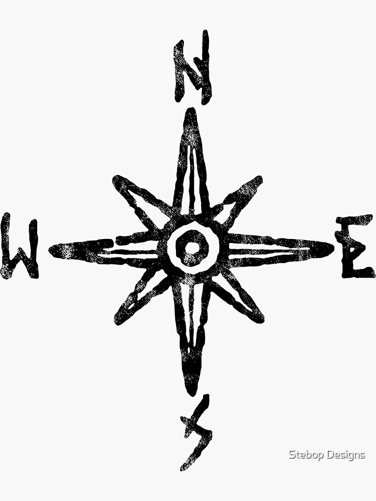 Elden Ring Compass Sticker By Brotherofperl Redbubble