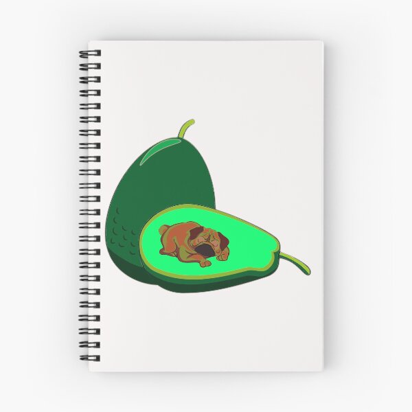 Item preview, A Sleeping Pug On an Avocado designed and sold by Pugstuff.