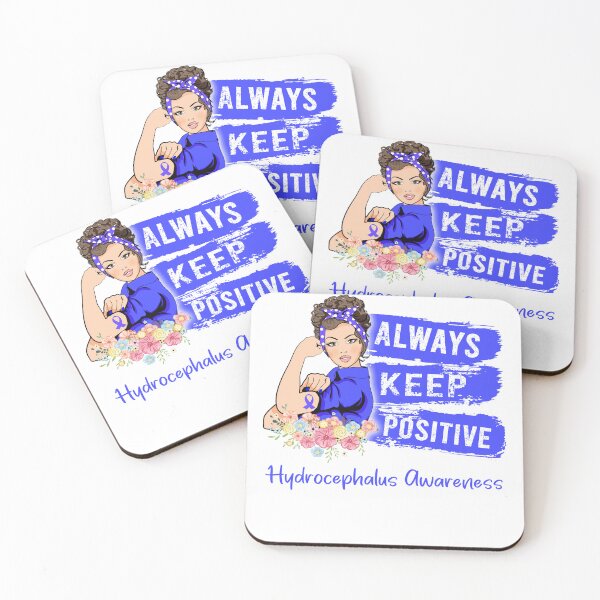 Item preview, Always Keep Positive Hydrocephalus Awareness designed and sold by Sabfit.