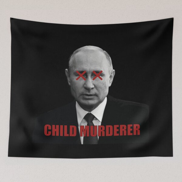 Item preview, Putin child murderer designed and sold by A million ideas, a million dreams.