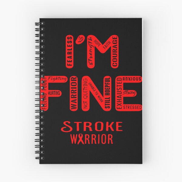 Item preview, Stroke Warrior - I Am FINE, Support Stroke Warrior Support Gifts designed and sold by RidnerStore.