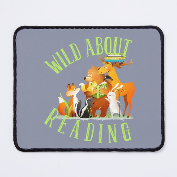 Item preview, Wild About Reading, Cute Animals Kids designed and sold by Constant Readers.