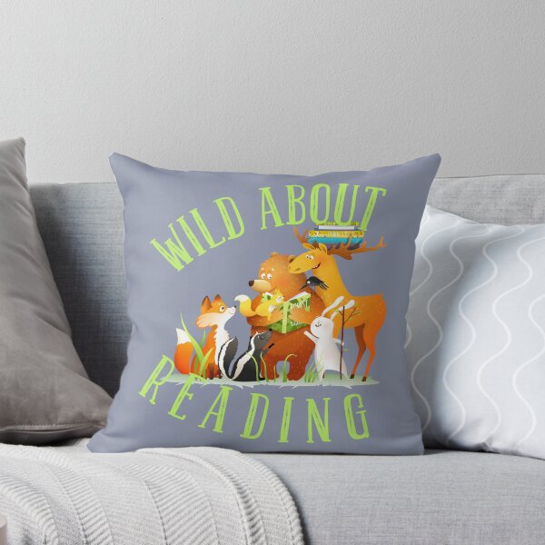 Item preview, Wild About Reading, Cute Animals Kids designed and sold by Constant Readers.