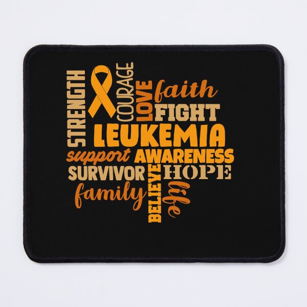 Item preview, Leukemia Awareness - Strength Courage Faith Hope Love Fight Support Survivor Family Life Believe designed and sold by Hilten.