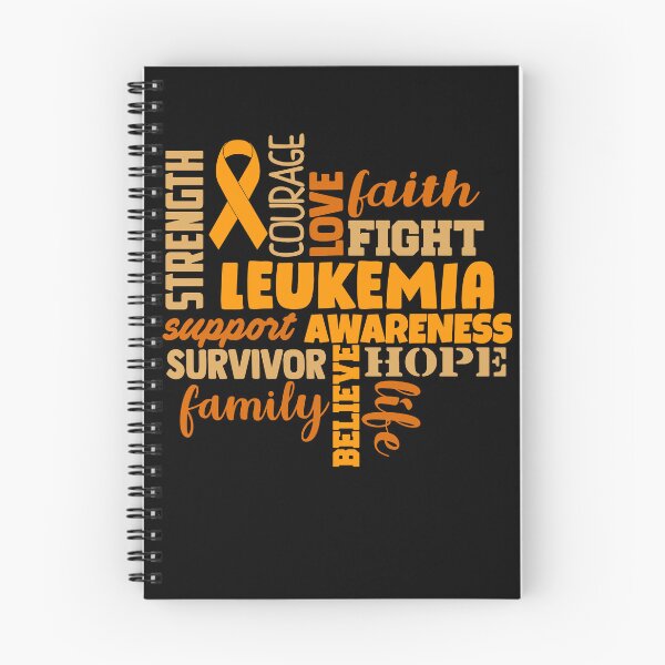 Item preview, Leukemia Awareness - Strength Courage Faith Hope Love Fight Support Survivor Family Life Believe designed and sold by Hilten.