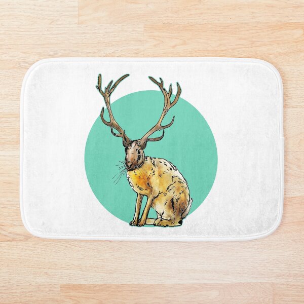 Item preview, Rabbit with deer antlers designed and sold by Raduna.