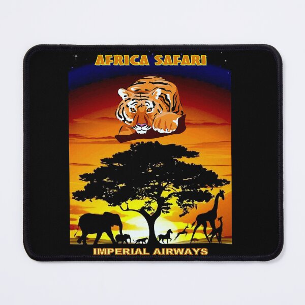 Item preview, IMPERIAL AIRWAYS : Vintage African Safari Travel and Tourism Advertising Print designed and sold by posterbobs.
