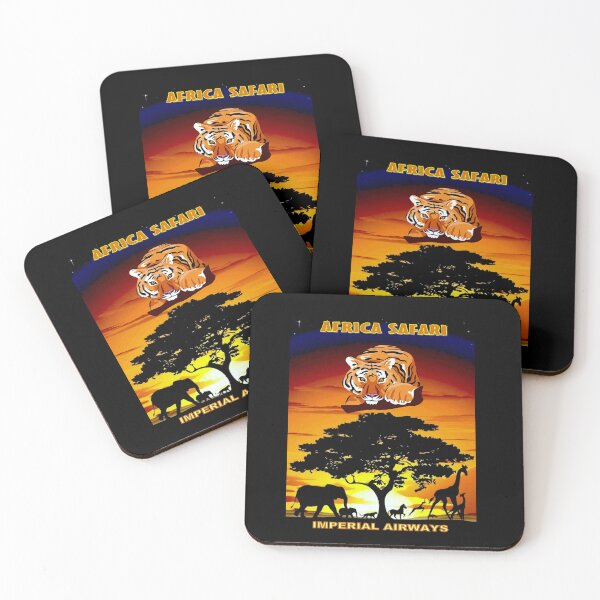 Item preview, IMPERIAL AIRWAYS : Vintage African Safari Travel and Tourism Advertising Print designed and sold by posterbobs.