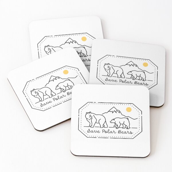 Item preview,  Save Polar Bears iceberg 2 bears designed and sold by EsraaBaniOdeh.