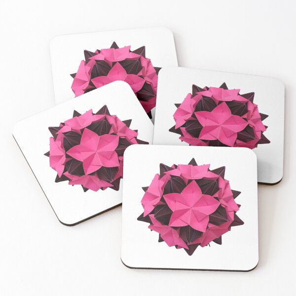Item preview, Origami flowers, violets kusudama designed and sold by Meo Design.