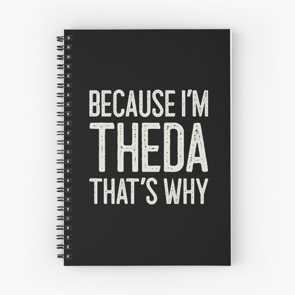 Item preview, Βecause I’m Theda That’s Why Funny Personalized Name designed and sold by MariosNydras.