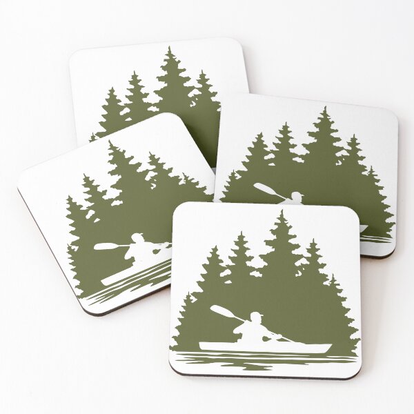 Item preview, Silhouette of a Guy Kayaking on a Lake designed and sold by Sam Morrison.