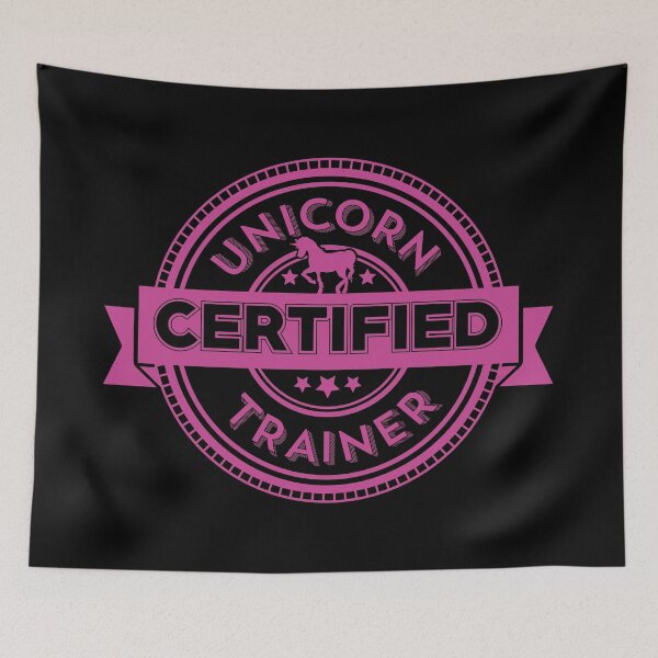 Item preview, Certified Unicorn trainer Funny designed and sold by retrippy.