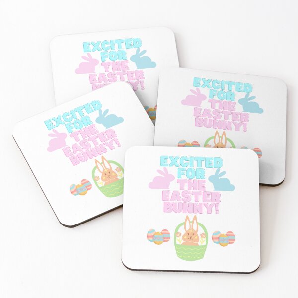Item preview, Excited For The Easter Bunny! - Easter Themed Baby Gift - Easter Eggs & Spring Rabbits for Children designed and sold by raretshirtsuk.