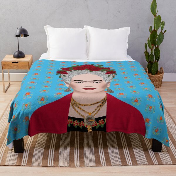 Item preview, Frida Gray - Blue Garden (Fri) designed and sold by OG2U.