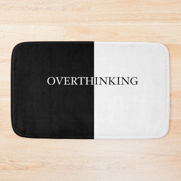 Artikelvorschau, Overthinking Split Black And White Design entworfen und verkauft von Bornint Designs.