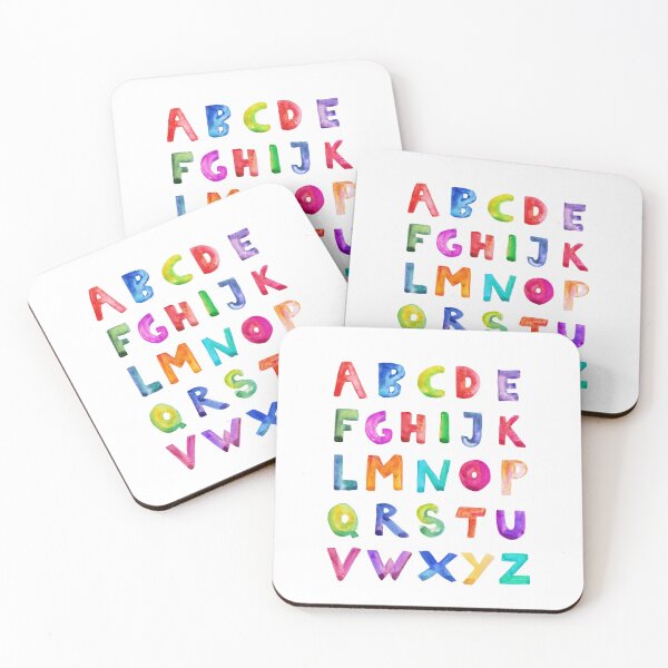 Item preview, Bright and colorful alphabet designed and sold by bokasin.