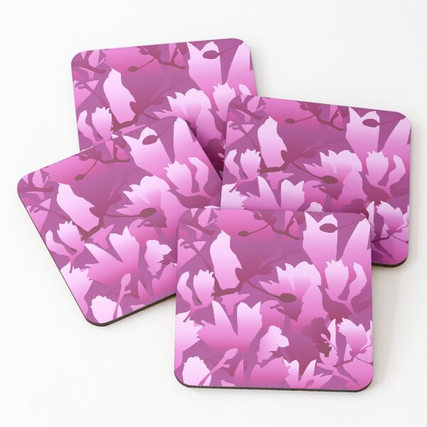 Item preview, Tulip Tree Abstract on Dark Magenta 5748 designed and sold by Art in My Loft.