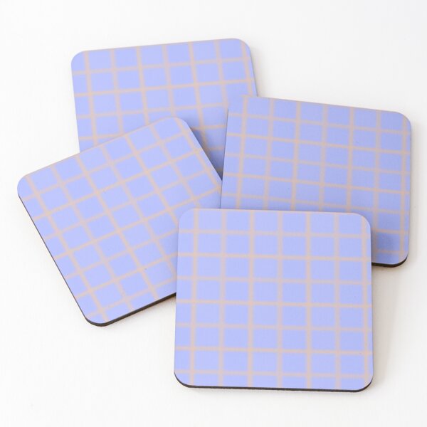 Item preview, Light Blue Squares with Salted Caramel Blurred Edges designed and sold by ThisNThatImages.
