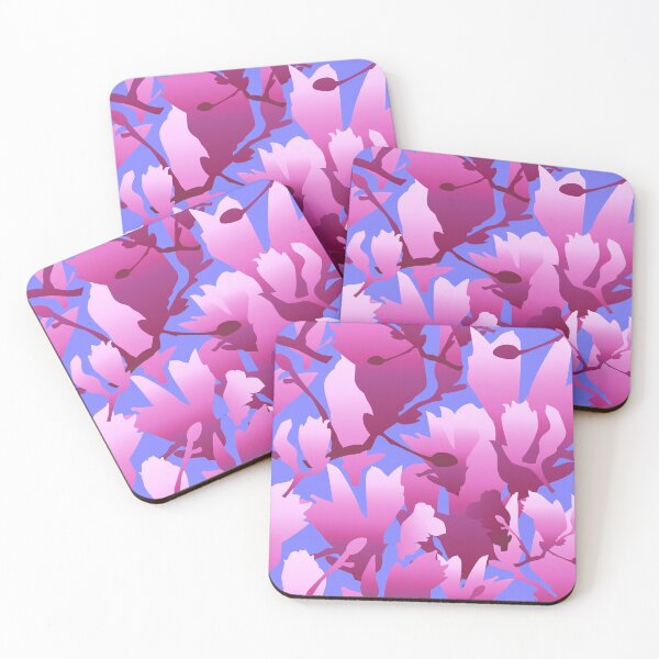 Item preview, Tulip Tree Abstract on Blue 5748 designed and sold by Art in My Loft.