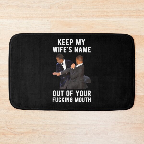 Item preview, Keep My Wife's Name Out Of Your Mouth Funny Husband, Wife T-Shirt Keep My Wife's Name Out Of Your Mouth designed and sold by Toumi ⭐⭐⭐⭐⭐.