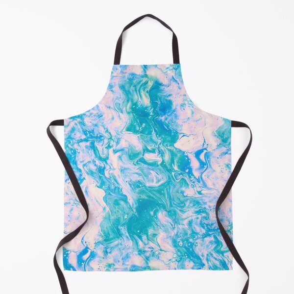 Item preview, Aqua Green and Pink Detailed Marbled Pattern designed and sold by nimreninmu.
