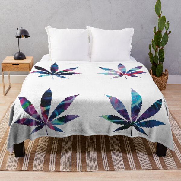 Item preview, Psychedelic Colors Marijuana Leaf Pattern 4 Sticker Multipack Version 11 designed and sold by YomeHayin.