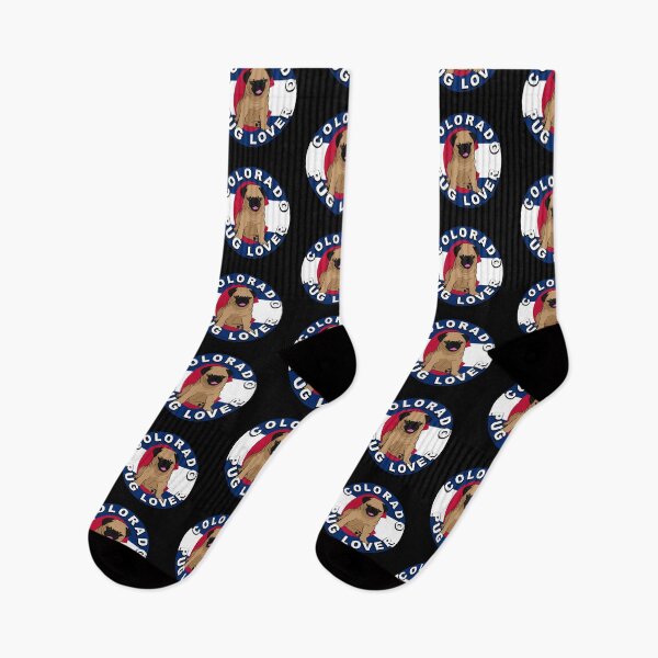 Item preview, Colorado pug lover, flag artistic dog designed and sold by SamRVstore.