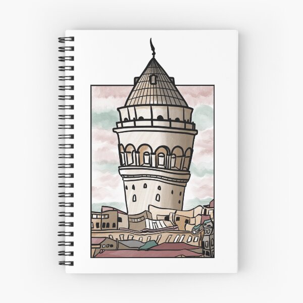 Item preview, Galata Tower in İstanbul designed and sold by PAPIRUSANDINK.