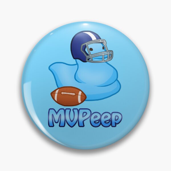 Item preview, NFL Football Peeps - Blue Marshmallow Peep Chick w/ Helmet designed and sold by Zphal.