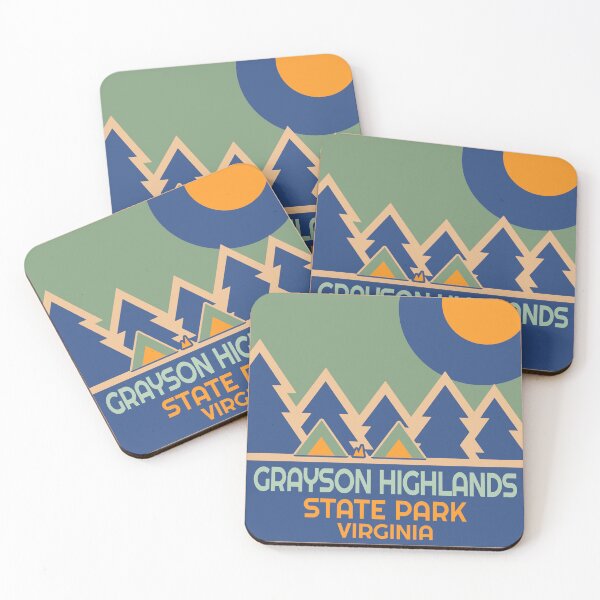 Item preview, Grayson Highlands State Park Retro Patch Logo designed and sold by VanyaKar.