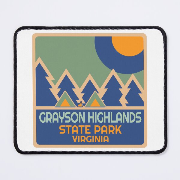 Item preview, Grayson Highlands State Park Retro Patch Logo designed and sold by VanyaKar.
