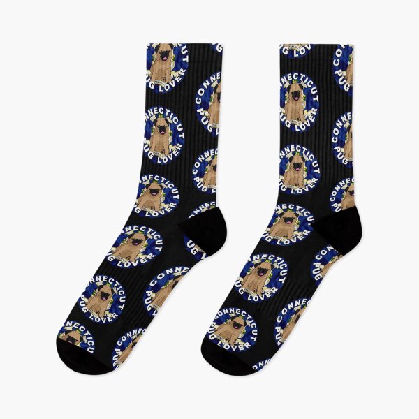 Item preview, Connecticut pug lover, flag artistic dog designed and sold by SamRVstore.