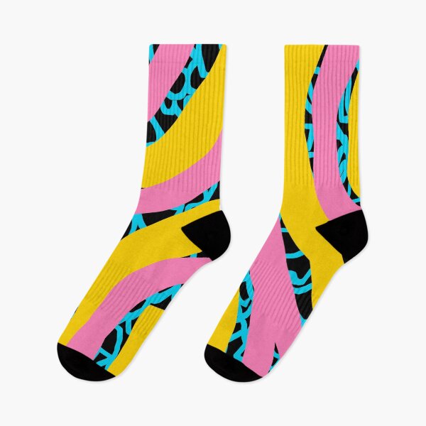 Item preview, Colorful Modern Groovy Swirl Pattern in Pink and Yellow designed and sold by Deutschic.