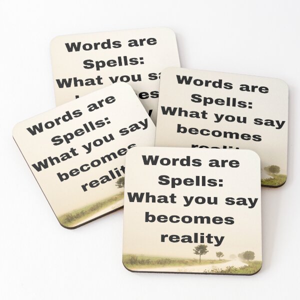 Item preview, Words are Spells: what you say becomes reality. Manifesting my tomorrow designed and sold by Victornewyork.