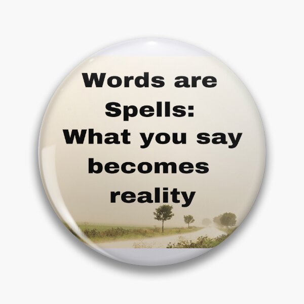 Item preview, Words are Spells: what you say becomes reality. Manifesting my tomorrow designed and sold by Victornewyork.