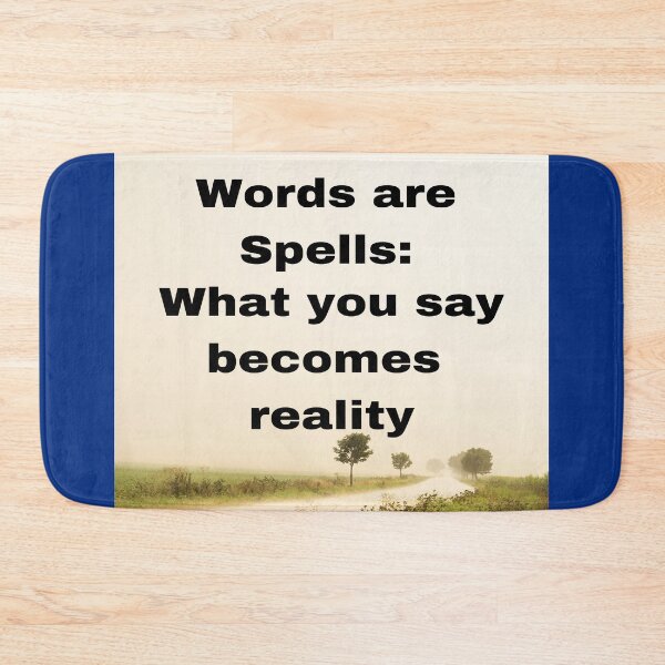 Item preview, Words are Spells: what you say becomes reality. Manifesting my tomorrow designed and sold by Victornewyork.
